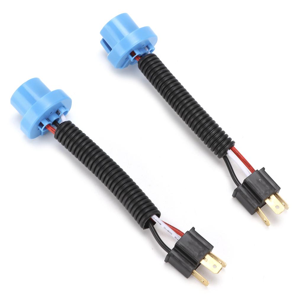 Car H4 Male To 9007 Female Adapter Headlight Mounted Universal Plug and Play 12V?24V