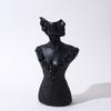 Boutique Necklace Jewelry Display Bust Resin Material Necklace Pendant Earring Chain Display-Case Mannequin Stand Holder