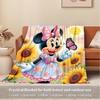 1pc Velvet Bedding Throw Blanket - Cute Minnie Mouse Design, Soft and Warm for Sofa Cover,