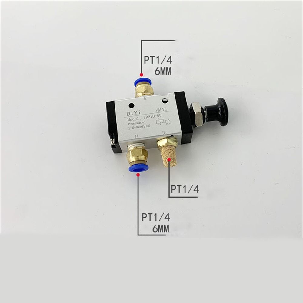 3 Way Solenoid Valve Air Hand 3R210-08   Controlling Pilots or Diaphragms of Larger Valves