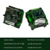 Akko MonsGeek Green Fog Switches, 60gf Actuation Force, Linear, 5-Pin, Pack of 45