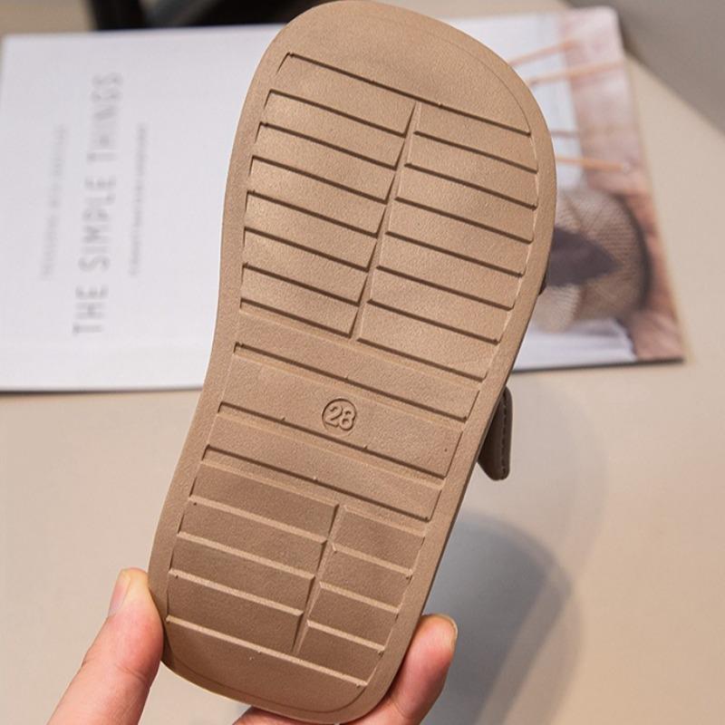 Girls Summer Open Toe Sandals Thick Soft Sole Non-slip Beach Princess Shoes for Kids