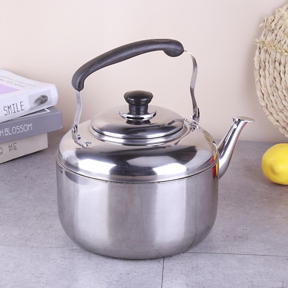 Dust Cover Spout Stainless Steel Kettle Anti-scalding Handle Teapot  Induction Cooker