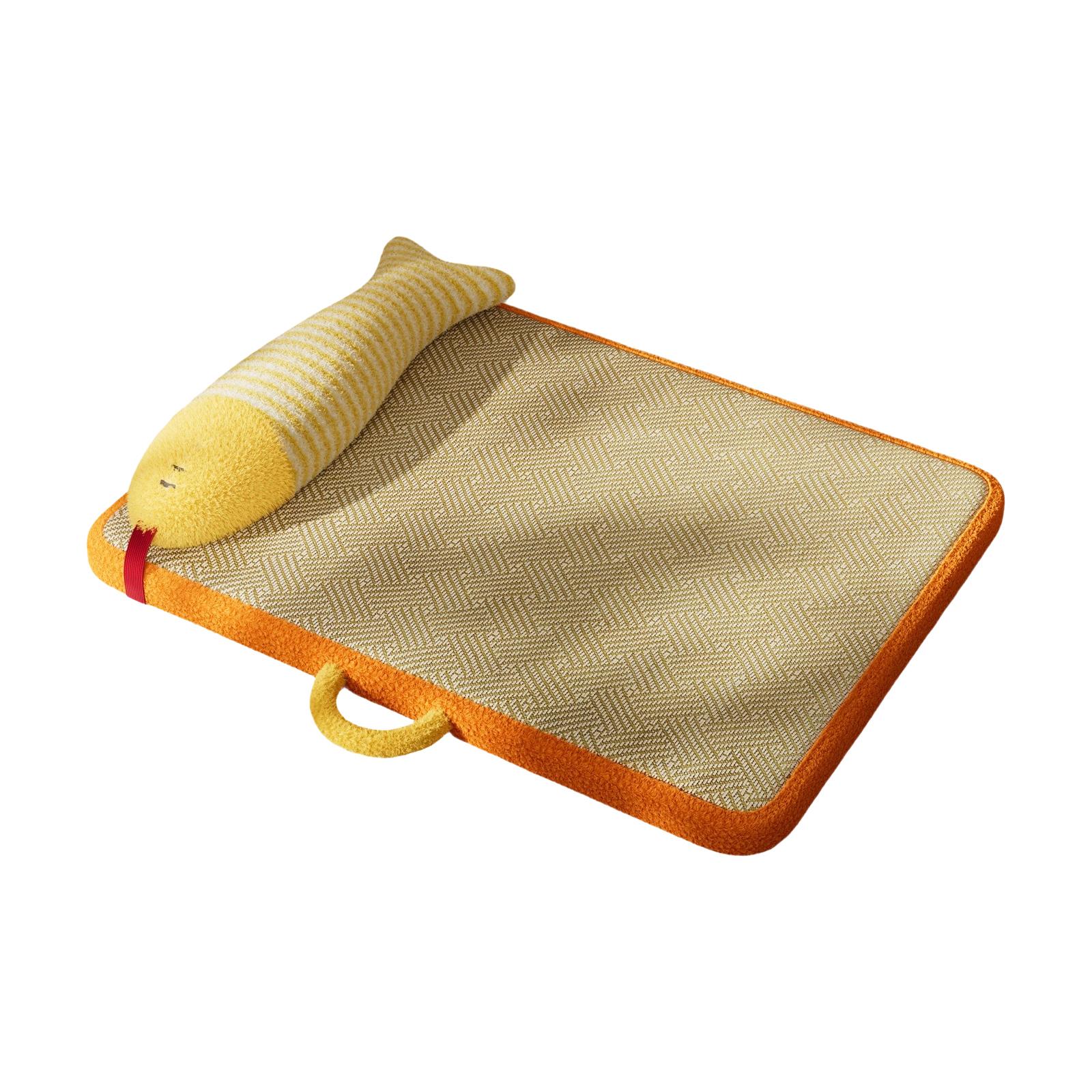 

Dog s Cool In Summer, Rattan Dog Mat, Cat s Thick Sponge, Pet Cool Mat That Can Be Disassembled And Washed M шафрановий