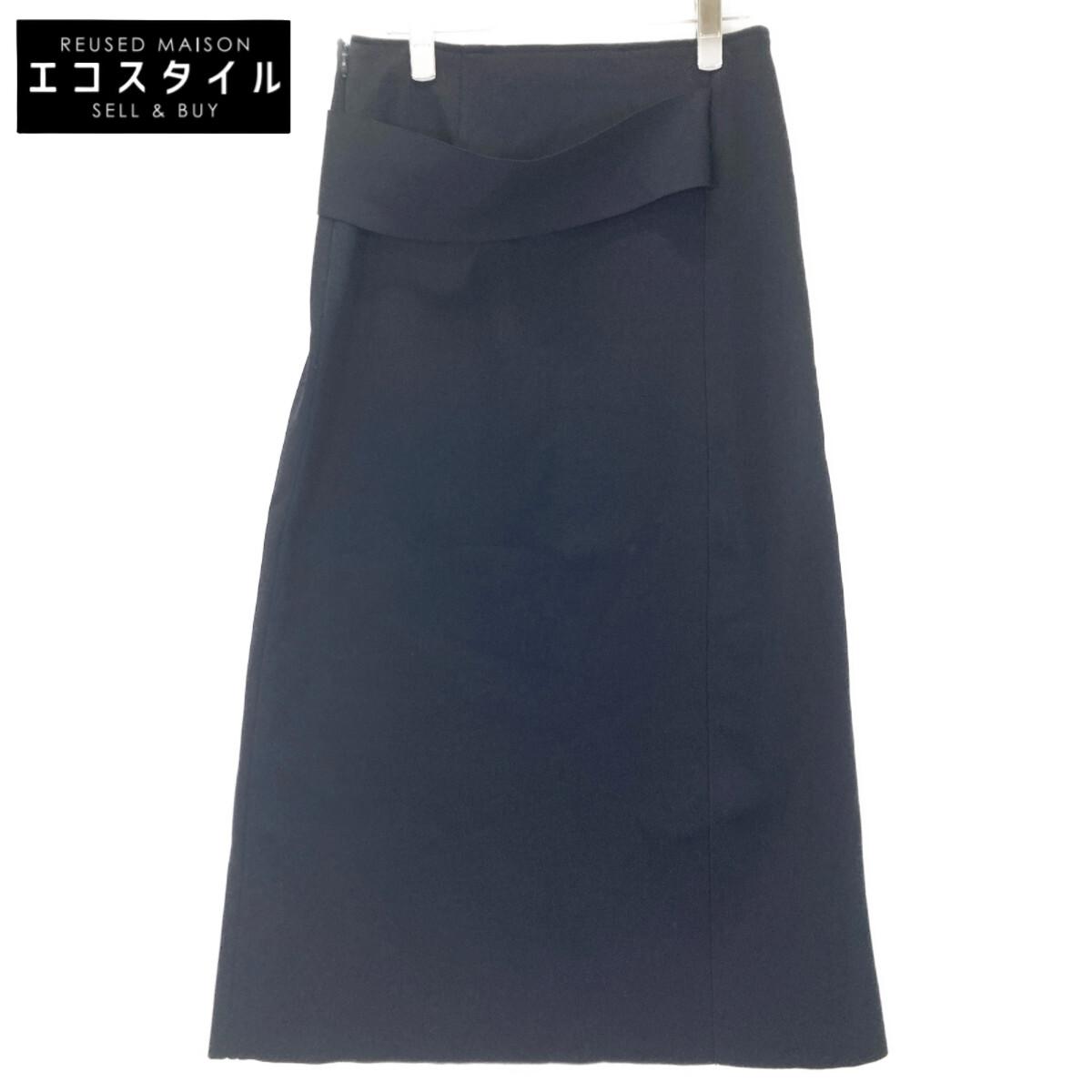 

ADORE 531-1172217 Black dry stretch knit skirt skirt 38 blackUsed