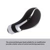 Universally Car Manual Shifter Lever, Aluminum Leather Extension Gear Shifter Lever Shifter Stick for Most Manual Car