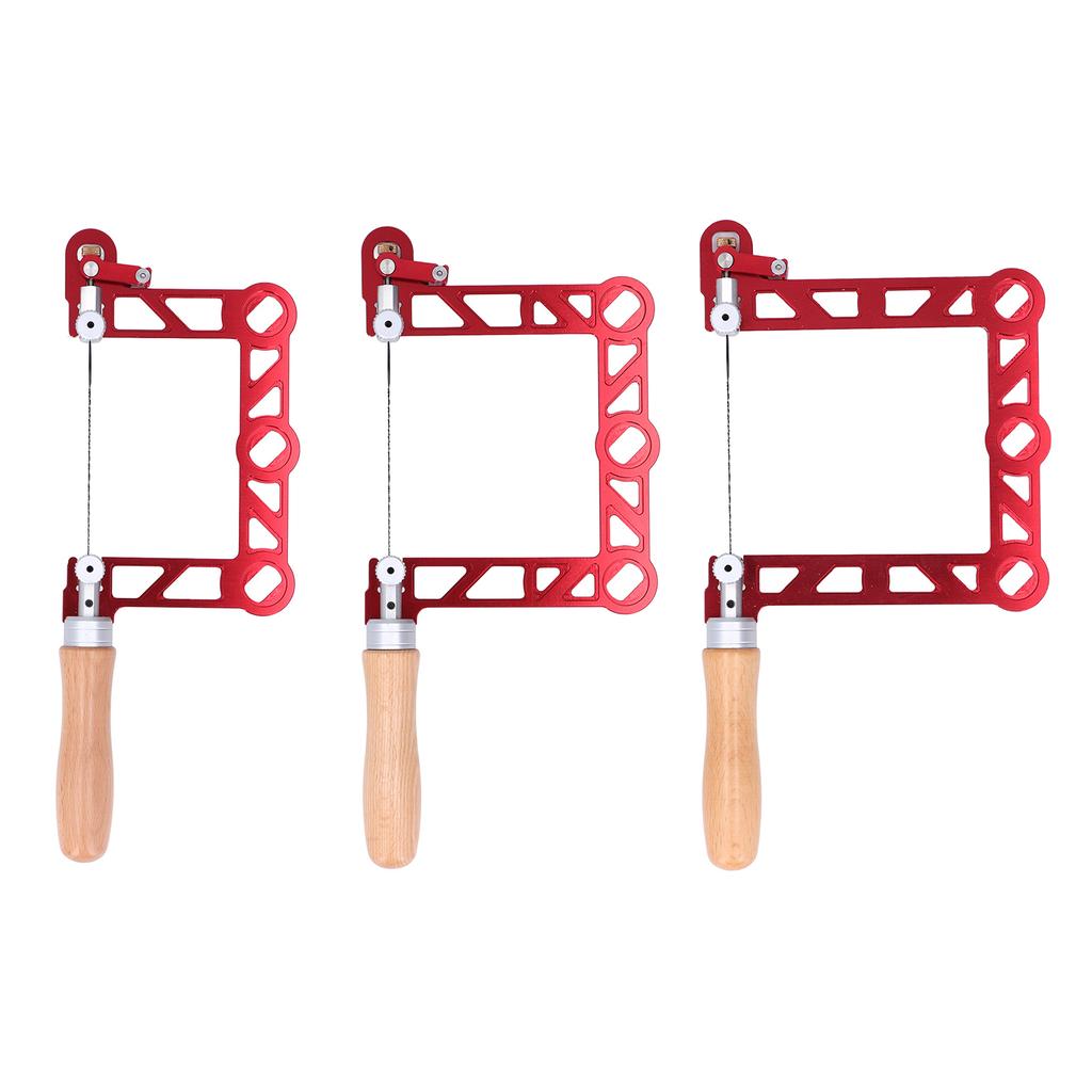 3/4/5 INCH Hand Coping Saw Mini Woodworking Hand Saw U Shape Wooden Handle Coping Saw for Jeweler Metal Processing