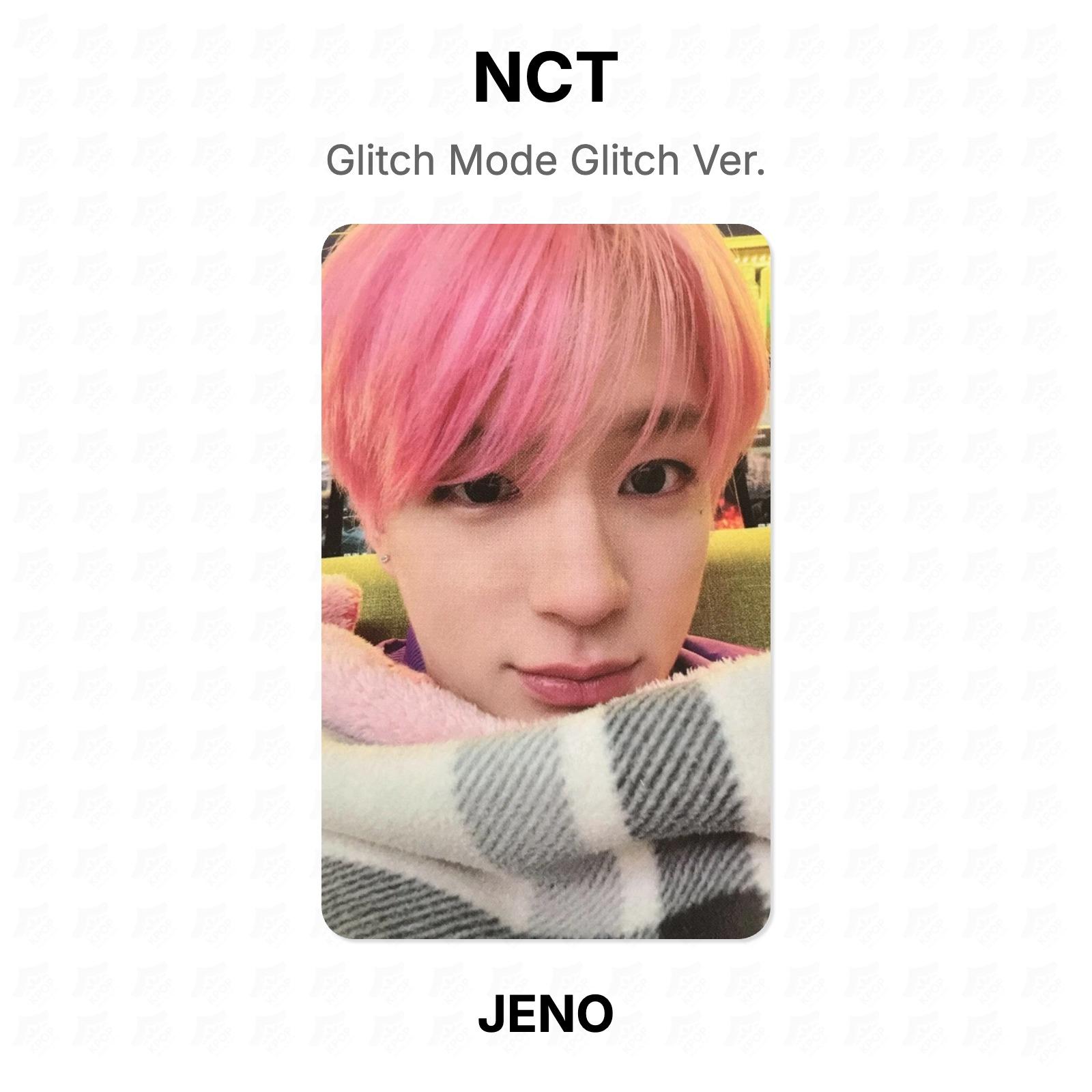 NCT Glitch Mode Glitch Версия. Официальная фотокарта JENO