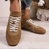 Shoes Female 2025 New Lace-up Women's Vulcanize Shoes Fashion Color Matching Casual Light Plus Size Versatile Sneakers Zapatos