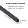 1/2/3pcs square carbon fiber tube, outer and inner high-strength carbon fiber tube/carbon fiber square tube Length 250mm
