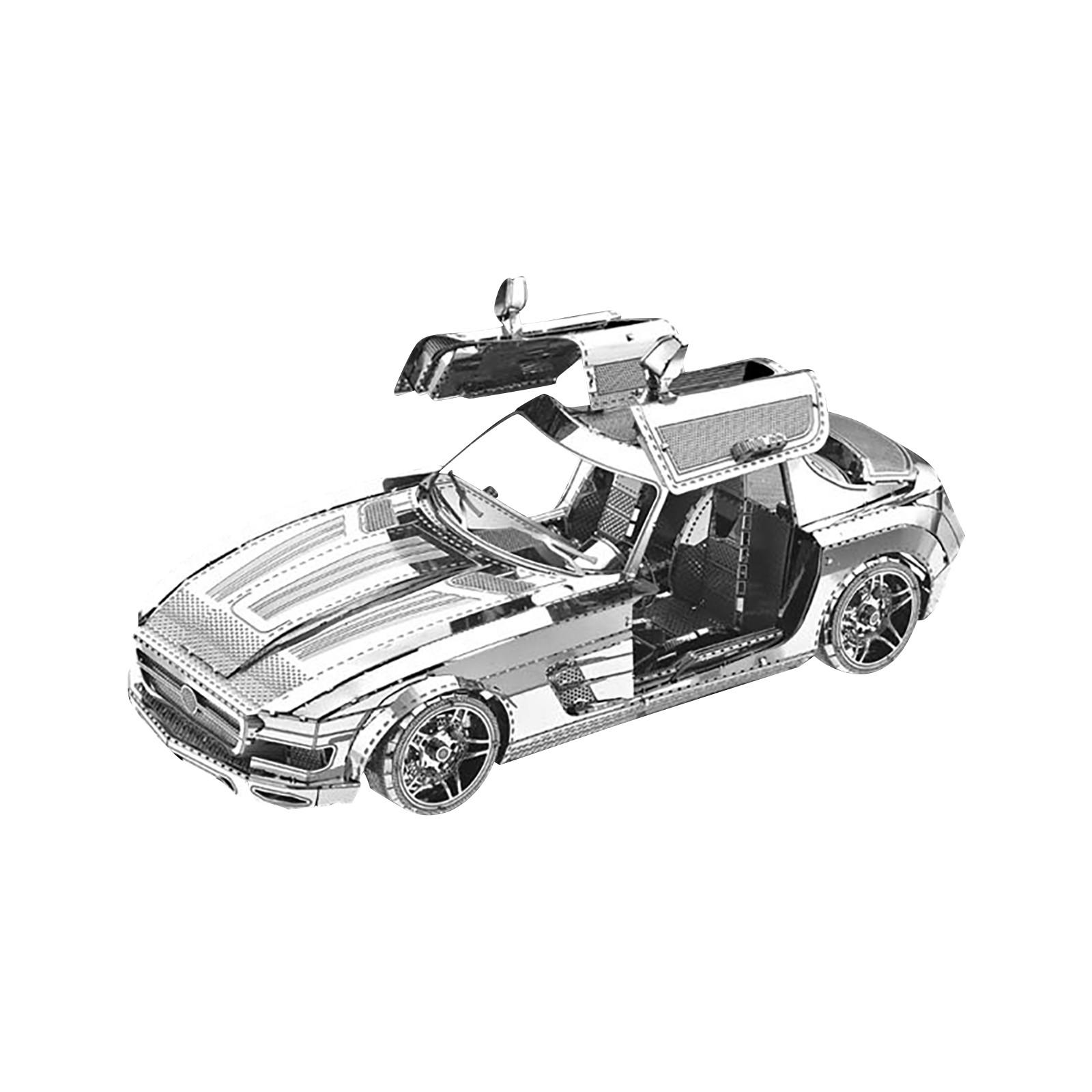 

3D металлические сборные модели DIY головоломки модели спортивных автомобилей украшения рабочего стола