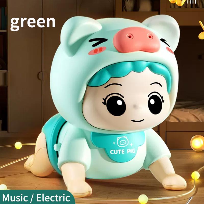 Baby Spielzeug Krabbeln Lernen Anleitung Kopf Hoch Übung Training Puzzle Früherziehung Krabbelndes Baby Ton Licht Musik