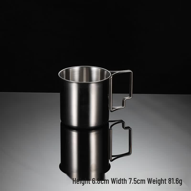 Qianxing Retro 304 Stainless Steel Camping Mug
