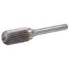 Single Cut Flutes Carbide Burr File Silver Single Cut Burr Bit New Die Grinder Bit  Metal Deburring
