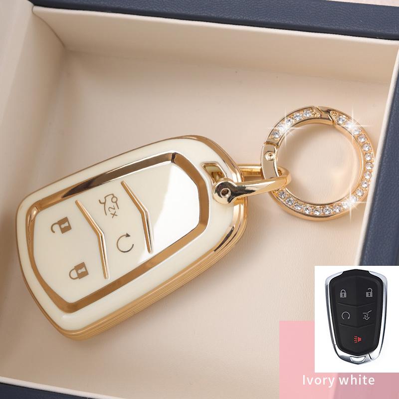 New TPU Car Key Case Remote Control Protector Cover for Cadillac ATS-L XTS XT5 CTS CT6 ATS 28T SRX Escalade 2015 Accessories