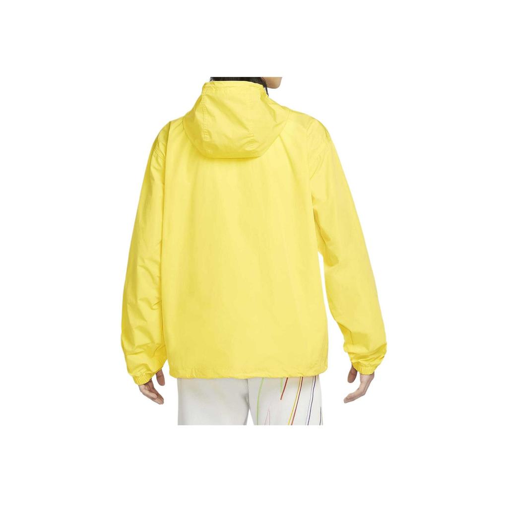 Nike Club Half-Zip Hooded Casual Long Sleeve Jacket Men Outerwear Luminous-Yellow FN3893-718