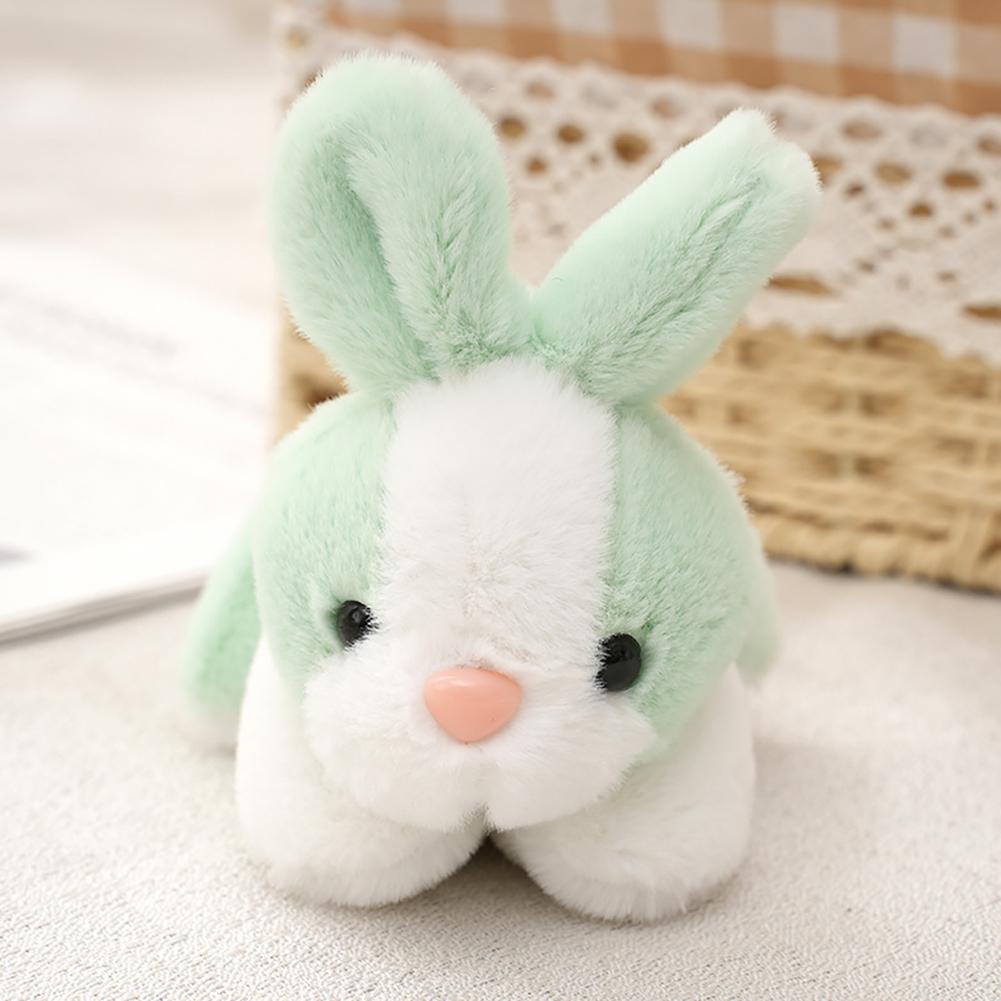 Cute Rabbit Plush Toys Bunny Stuffed Toys Bag Pendant Kids Girls Toy Birthday Gifts Mini Animal Plush Doll Keychain Key Ring