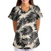 Short Sleeve Blouses for Women V Neck Lightweight Womens Short Sleeve Blouses Casual Loose Fit Women's Short Sleeve Tops for Daily Wear