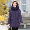 New Mother Down Jacket Women's Medium and Long Thickened Middle-aged and Elderly Casual Down