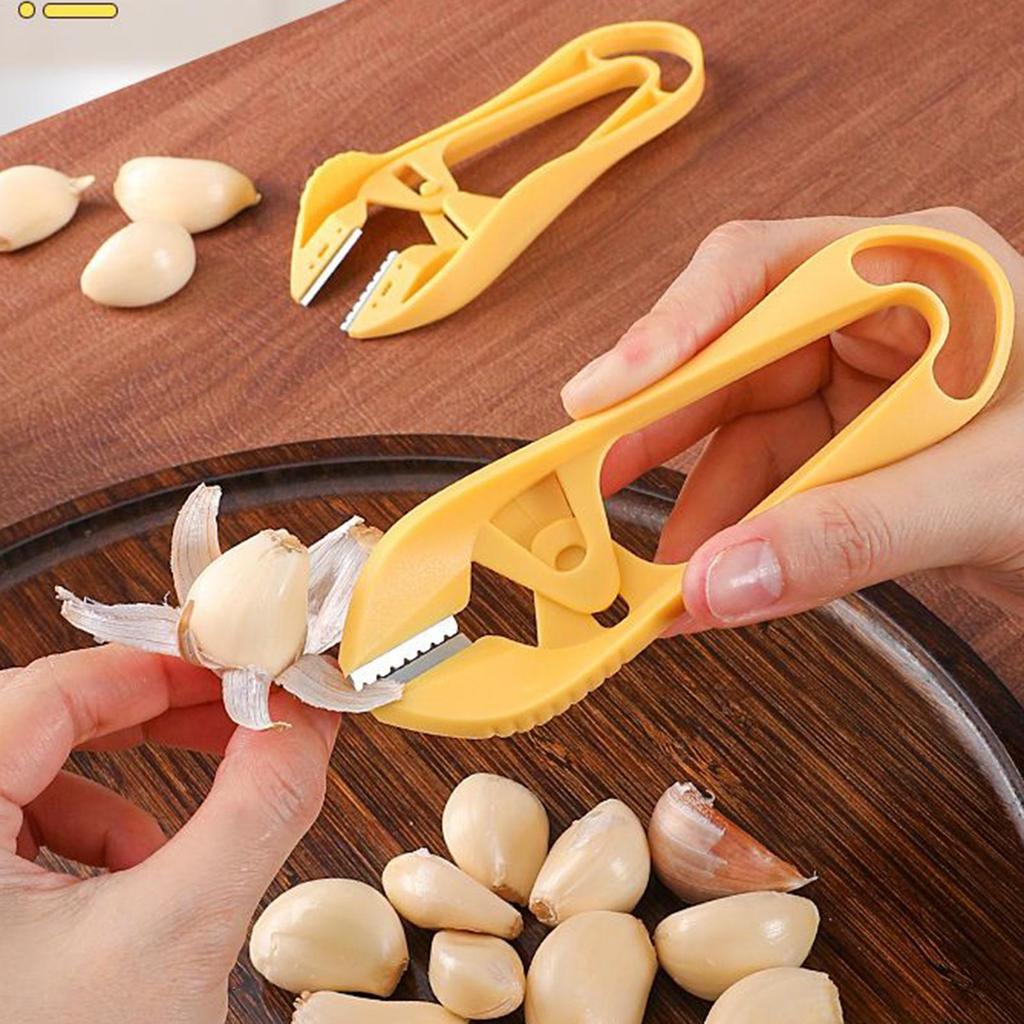 Garlic Stripper Manual Garlic Peeler Lightweight Practical Vegetable Peeling Tool Garlic Peeling Clip Tweezer Kitchen Gadgets
