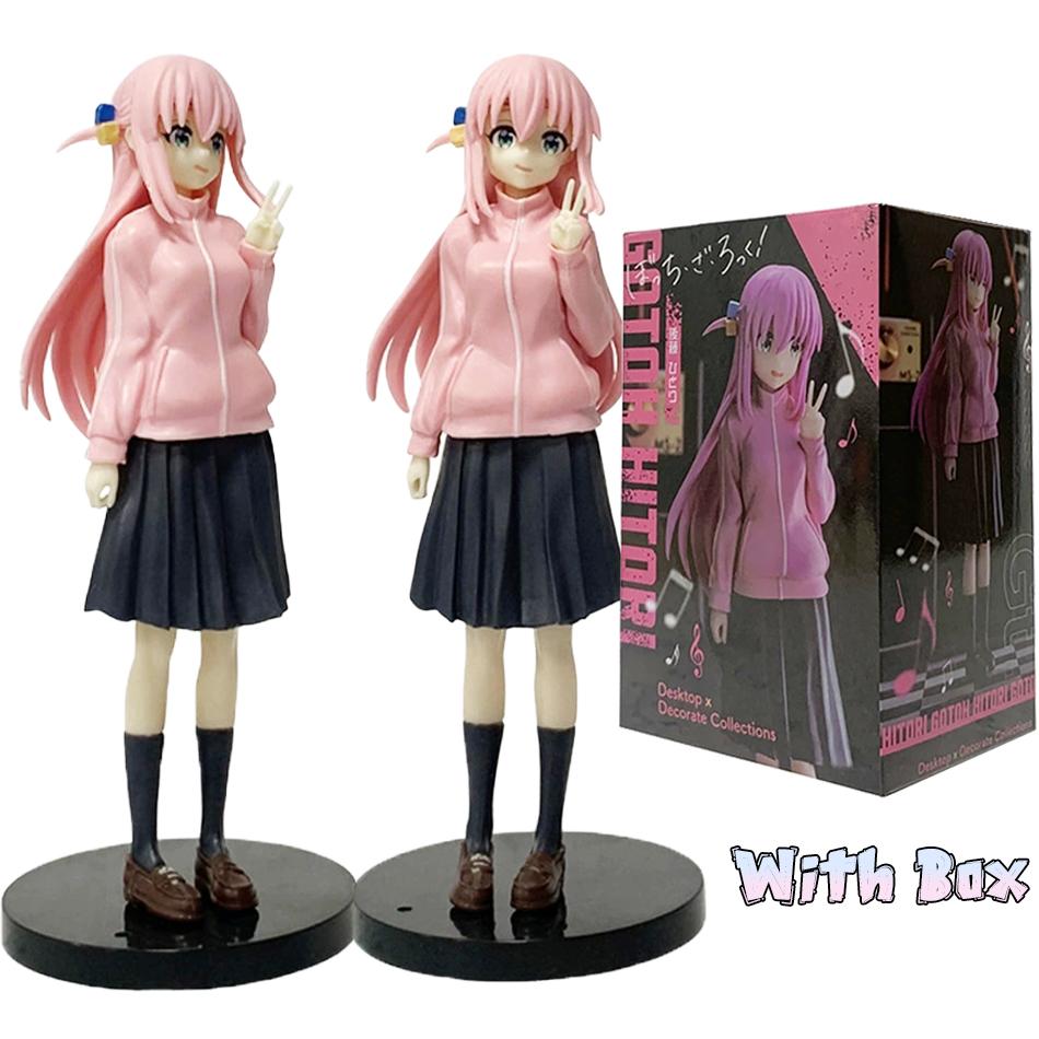 17cm BOCCHI THE ROCK Gotoh Hitori Action Figure Anime Character PVC Cute Kawaii Girl Model Doll Toys Collection Children Gifts