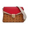 [Usado] Bolsa Transversal Visetos Monograma Color-Block com Alça de Ombro Removível Lona e Couro Média - Muito Bom #1MRWZMN