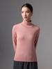 Elegant High Neck Women's Merino Wool Sweater - Ultra-Fine Knit, Autumn 2026