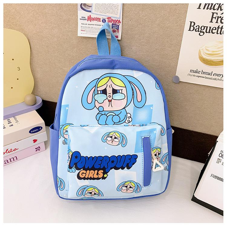 

Милый универсальный новый школьный рюкзак с плачущей куклой, модный школьный рюкзак с принтом для мальчиков и девочек синий