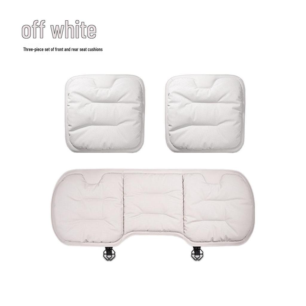 Universal Nappa Leather Car Seat Cushion for Mercedes-Benz/BMW - All Seasons, Single Piece Cover