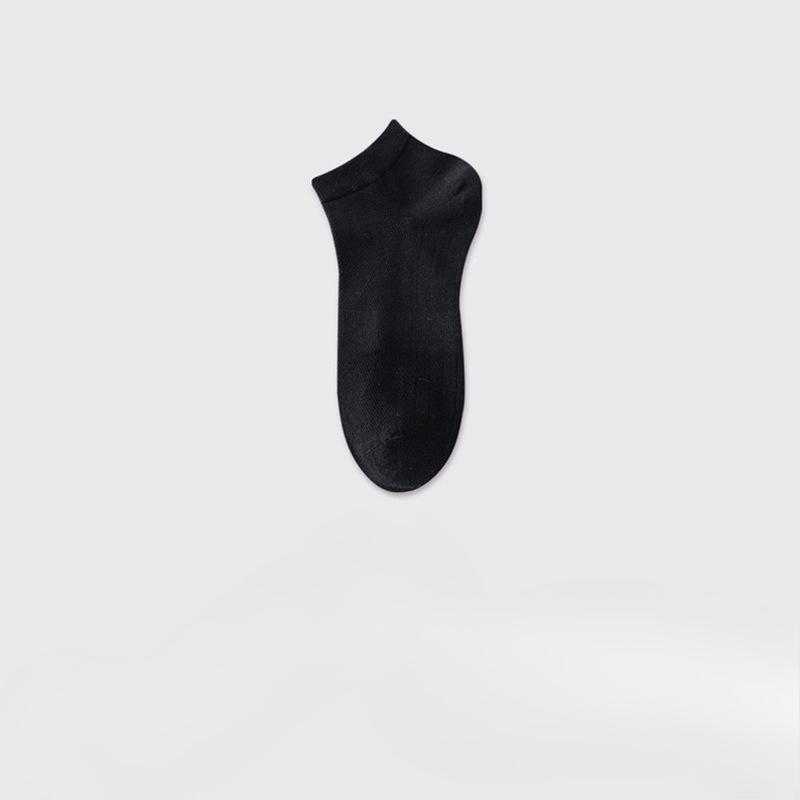 Plus-size Men's Short Socks, Mesh Cotton Socks, Summer Thin 10A Antibacterial, Deodorizing, Sweat-absorbing, Size 45 Mid-calf Socks