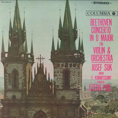 Płyta LP JOSEF SUK, FRANZ KONWITSCHNY, CZECH - Beethoven: Koncert skrzypcowy WS3001S COLUMBIA Japonia Klasyczny Używany