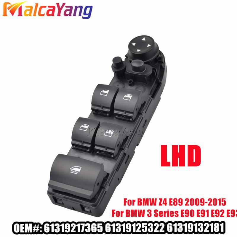 Window Control Lifter Switch Button 61319217365 For BMW 3 Series E90 E91 E92 E93 Convertible 2008-2014 Z4 E89 2009-2015