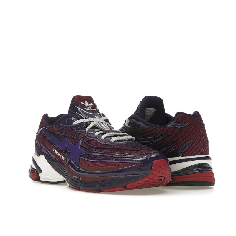 BAPE x Adidas Orketro Tmavě fialové Unisex tenisky Cloud-White Core-Black JH6362