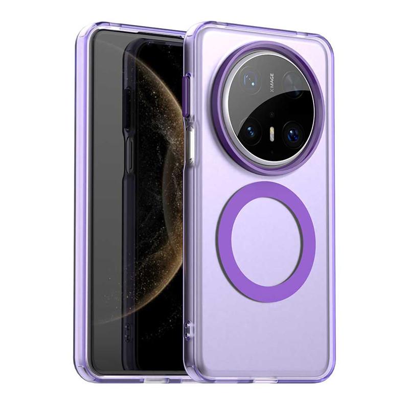 For Huawei Mate 70 Pro Case For Huawei Mate 60 70 Pro+ Cover Translucent Candy Color Matte Magnetic Shockproof Protective Bumper