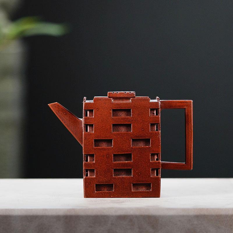

210ml Vintage Yixing Purple Clay Teapots Master Handmade Double Happiness Pot Raw Ore Red Mud Kettle Chinese Zisha Tea Set Cha