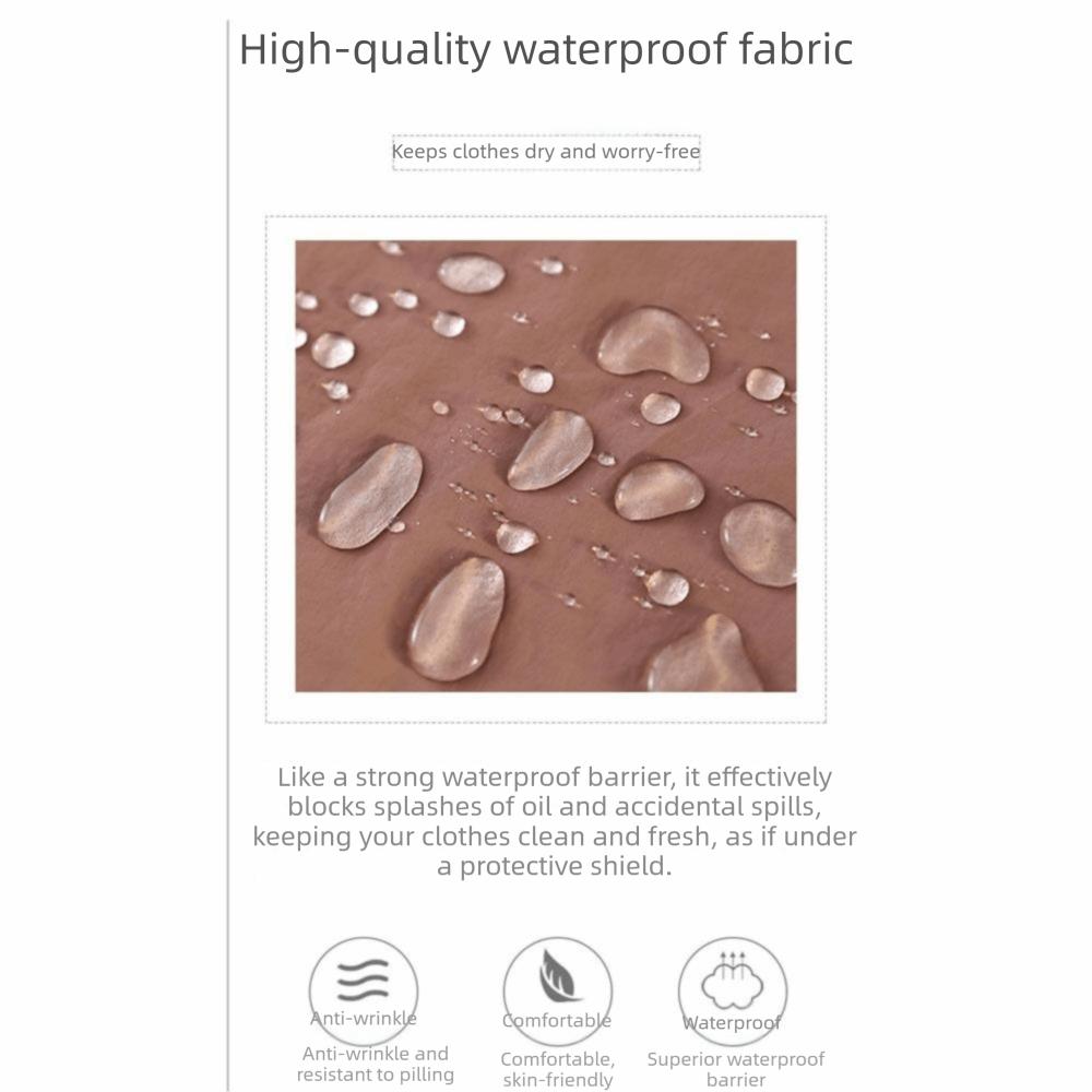 Reversible Workwear Apron Waterproof Cooking Apron Unisex Kitchen Apron Household Use
