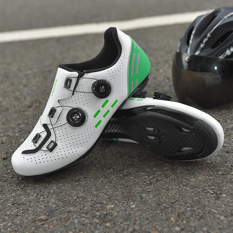 Straße Neu Herren Sneaker Stollen Unisex Sport Geschwindigkeitsschuhe Fahrrad Berg Klickstiefel Rennen Damen Flach SPD Radschuhe