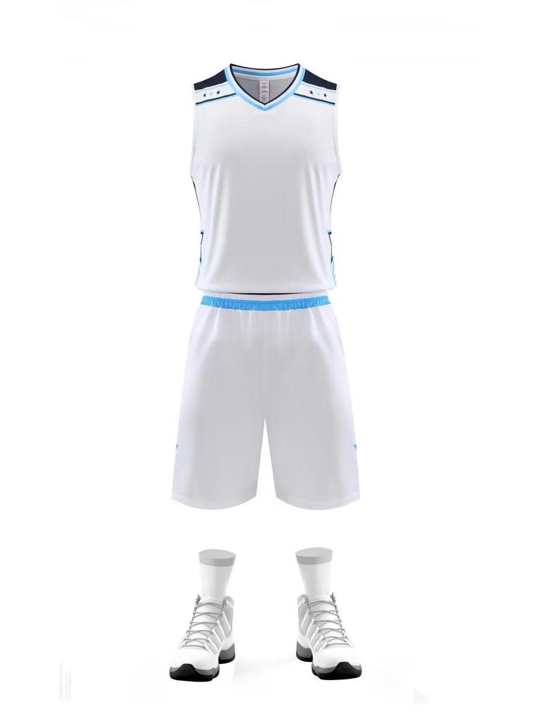Cross-Border Basketball Training Uniform Set: New Style for Kids & Adults