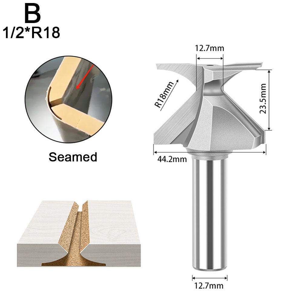 1/2 Zoll Schaft 12 mm Schaft Bogenbiegung Integriertes Messer Formmesser R18 R30 Fräser Für Holzbearbeitung Fräser