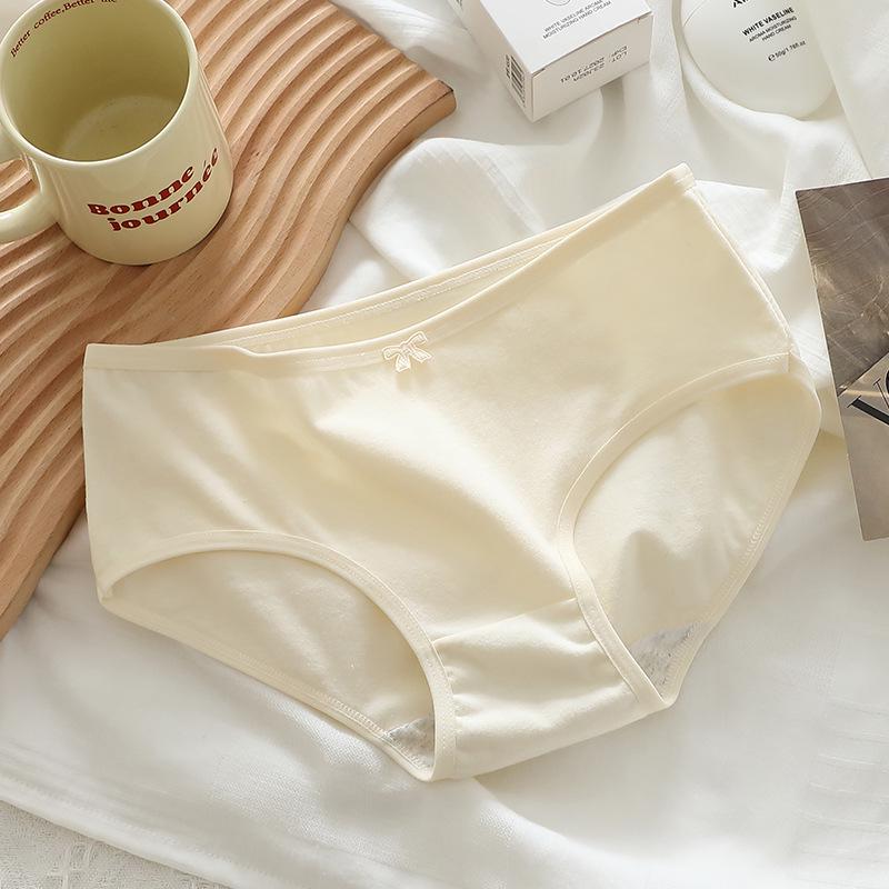 

Женские хлопковые трусики-слипы со средней посадкой, приятные к коже, дышащие M [80-100] kg