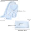 Large Picture Frame Resin Molds, Silicone Molds for Epoxy Resin, Heart and Stand Epoxy Casting Mold for DIY Photo Frame Art Craft Home Decor Wedding