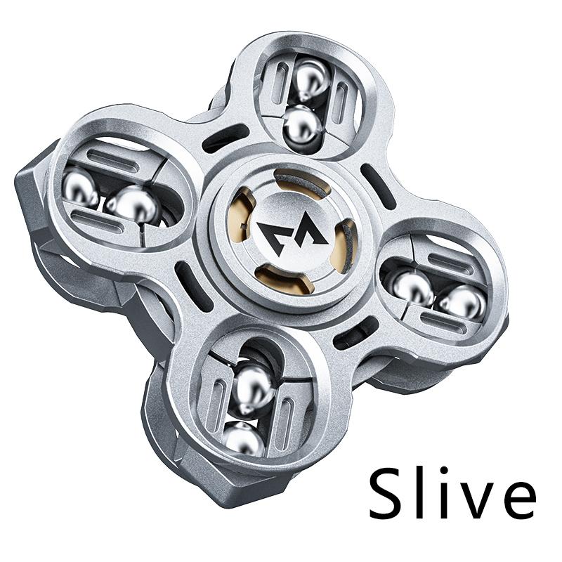 Fideget Toy Metal Tuning Fork Fidget Spinner Toy For Adults Edc Focus Stress Relief Gift Cool Birthday Present For Men Teens