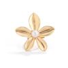 DIEZI French Style Irregular Flower Pearl Rings For Women Men Geometric Gold Silver Color Knuckle Joint Ring Jewelry  New