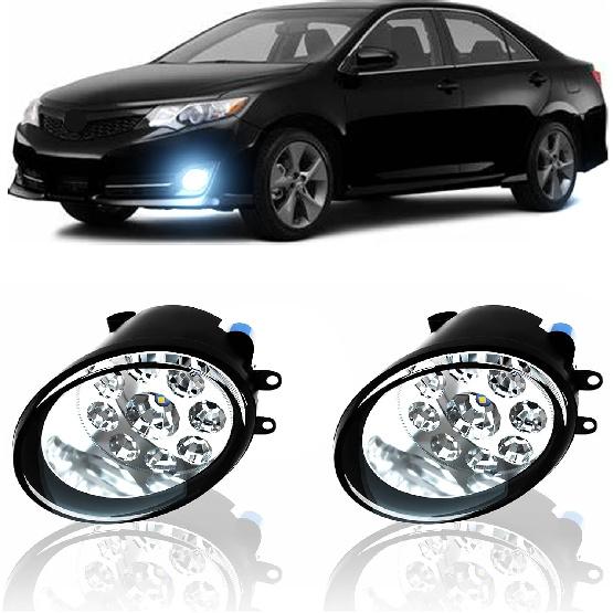 LED Fog Light For Toyota Camry SE 2012 2013 2014 Front Bumper Lamps Left Right Fog Light Assemblies,6000K White,Pack Of 2