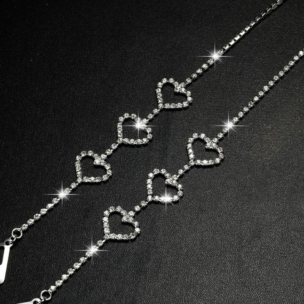 Removable Shoulder Straps Crystal Shoulder Belts Creative Bra Straps  for Women