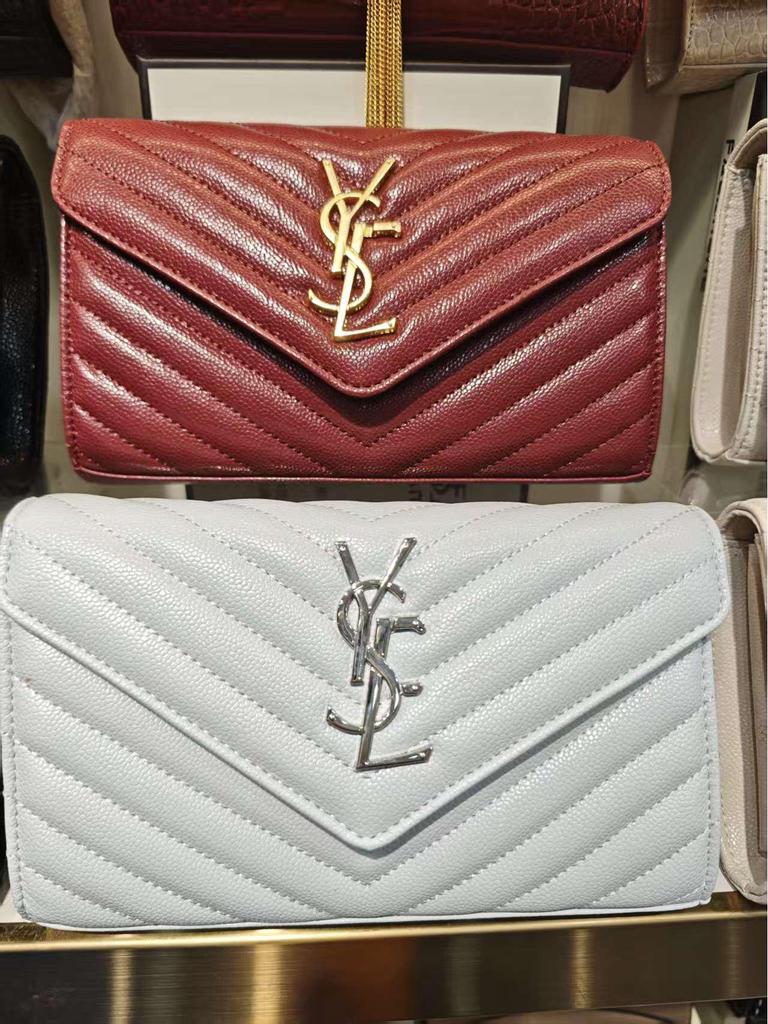 Removable Logo DIY Genuine Leather Caviar Chain Bag - Versatile High-End Crossbody Underarm Bag for Women