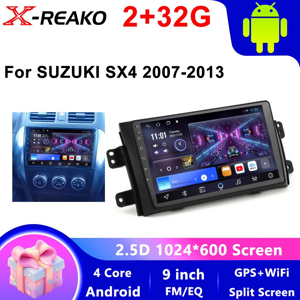 

Android 12 для Suzuki SX4 2007 - 2013 Автомобильное радио Для Fiat Sedici мультимедийный проигрыватель 4G 8Core Autoradio GPS navi Carplay SWC HeadUnit 4 core 2GB+32GB CP