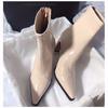 Fashion Sexy Women High Heels Ankle Boots Fashion Chunky Shoes Dress Party Elegant 2025 Winter Fashion Boots New Brand Pumps Botas Mujer