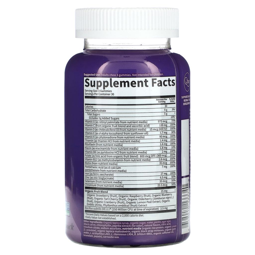 Vitamin Code Gummies, Prenatal Multi with Iron and Folic Acid, Cherry Lemonade Flavor, 90 Gummies