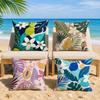 Lemon and Leaves Cushion Cover Short Plush Soft DoubleSided Printing Pillow Case Cozy Sofa Bedroom Home Decor Gift